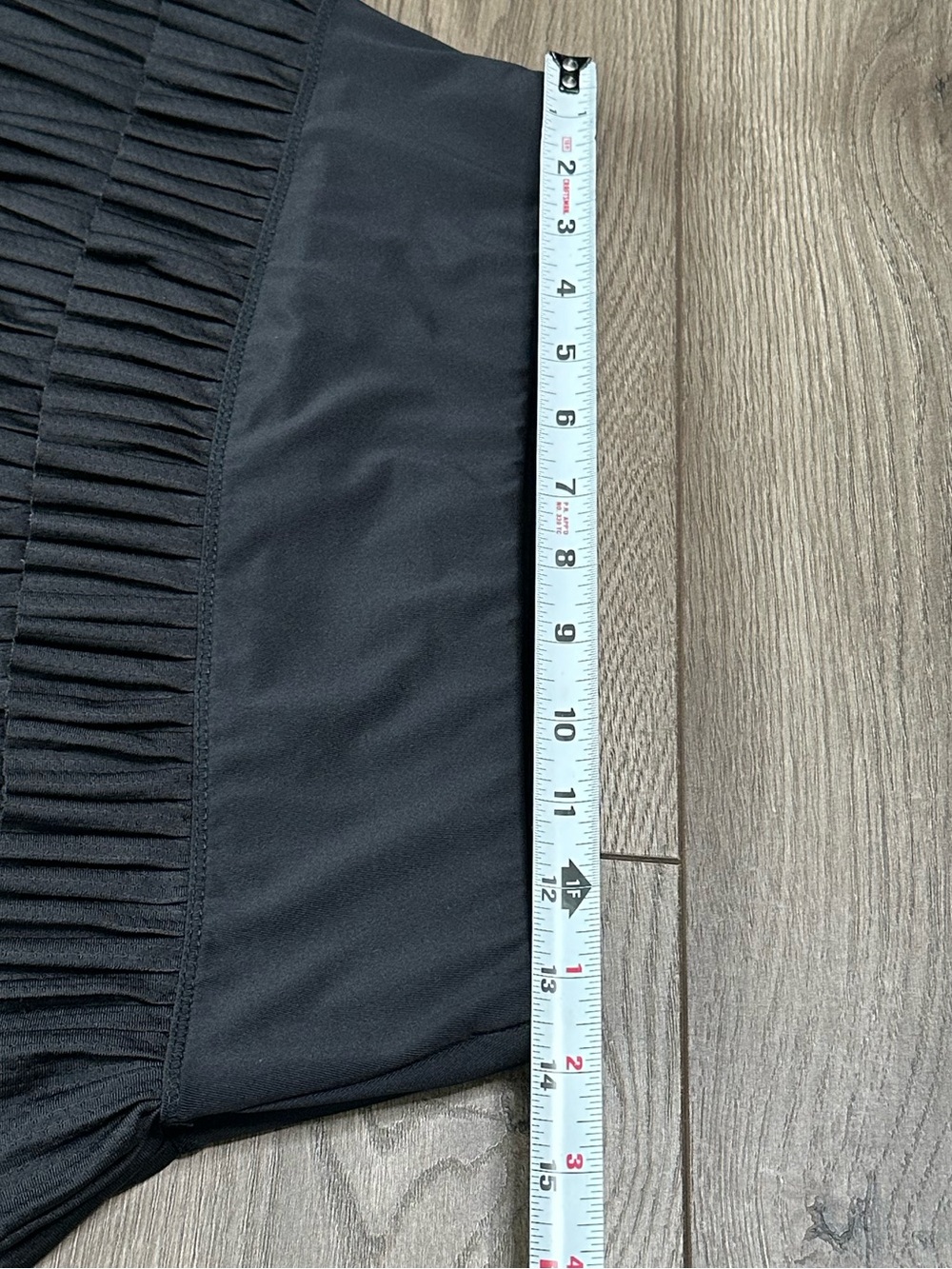 Lucky In Love Pleated Multi Tier Tennis Skirt Skort Black Size Medium - Picture 6 of 9